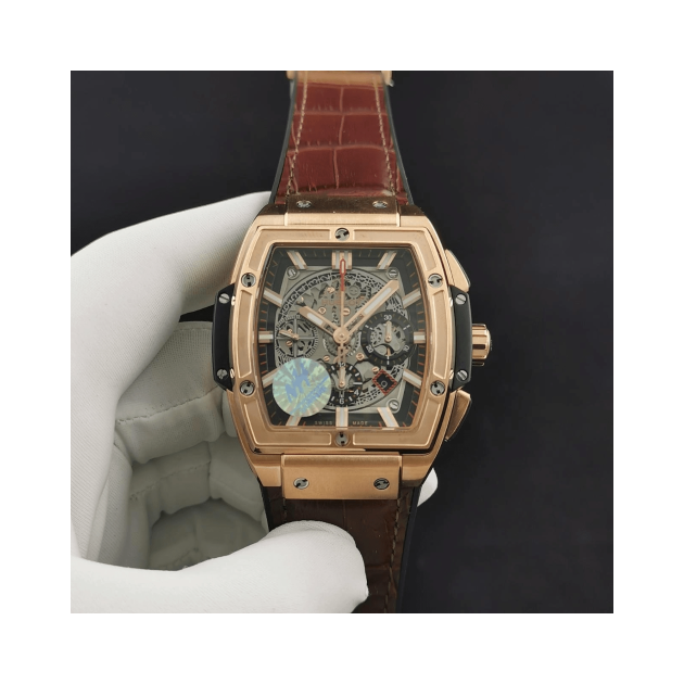 HUBLOT 위블로 스피릿 오브 빅뱅 금통 실버톤다이얼 601.OX.0183.LR