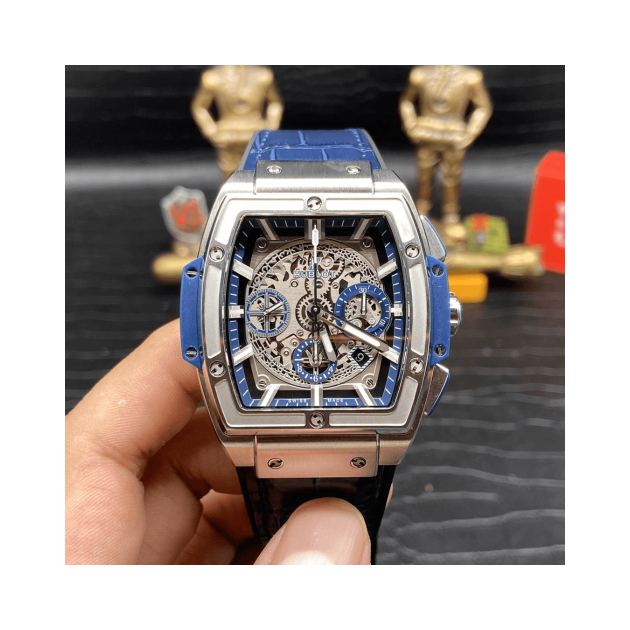 HUBLOT 위블로 스피릿 오브 빅뱅 티타늄 블루 601.NX.7170.LR