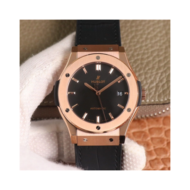 HUBLOT 위블로 클래식퓨전 로즈골드 블랙다이얼 511.OX.1181.LR