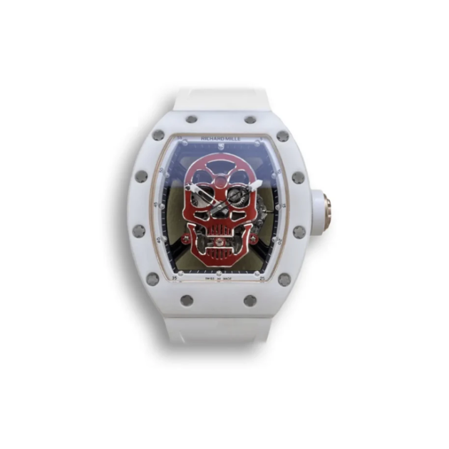 RICHARD MILLE 리차드밀 RM52-01 화이트 세라믹 스컬 다이얼 (2color)