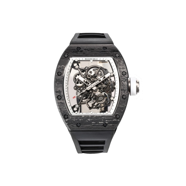 RICHARD MILLE 리차드밀 블랙 포지드카본 러버밴드 NTPT RM-055 (6color)