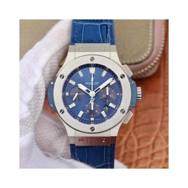HUBLOT 위블로 빅뱅 크로노 블루다이얼 301.SX.7170.LR