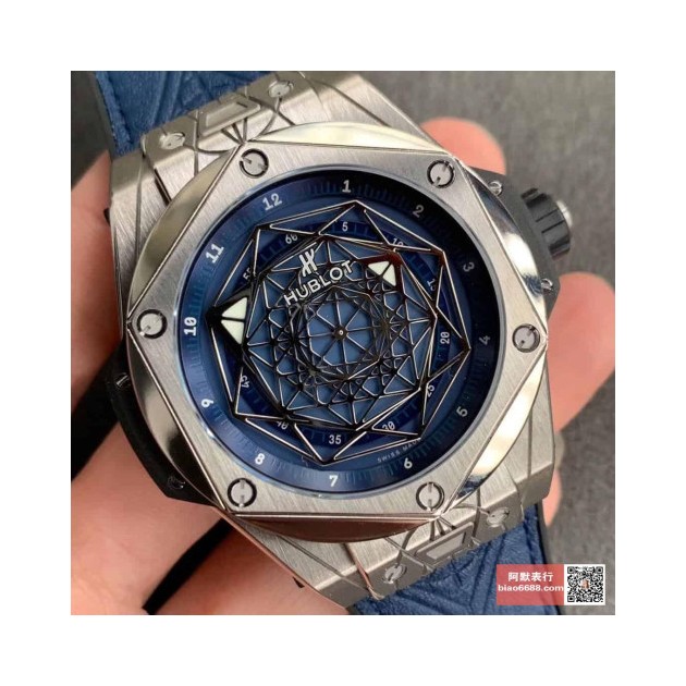 HUBLOT 위블로 빅뱅 유니코 상블루 티타늄 블루 415.NX.1112.VR.MXM16