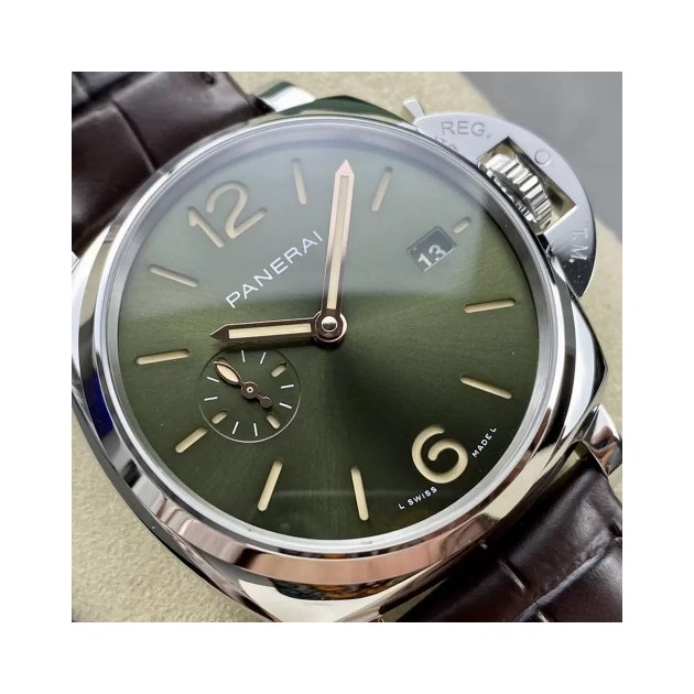 PANERAI 파네라이 루미노르 듀 42mm 녹판 PAM01329