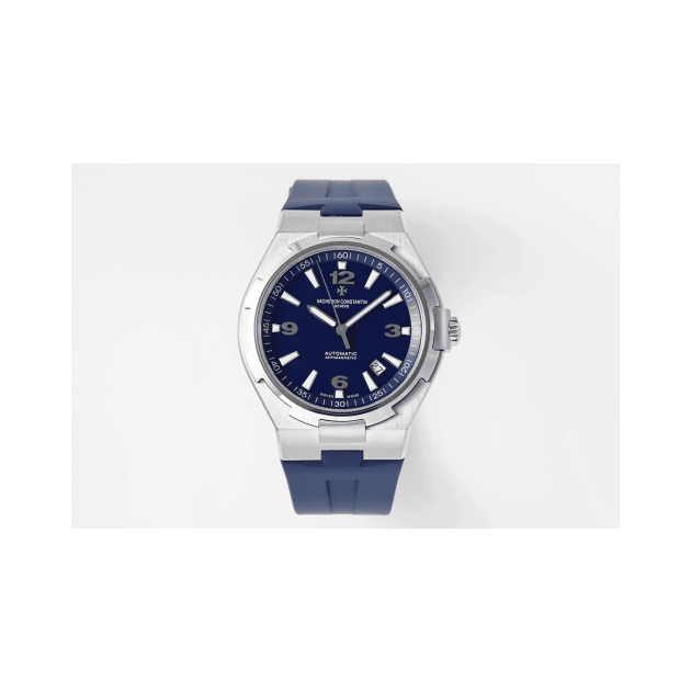 VACHERON CONSTANTIN 바쉐론 콘스탄틴 오버시즈 청판 다이얼 러버밴드