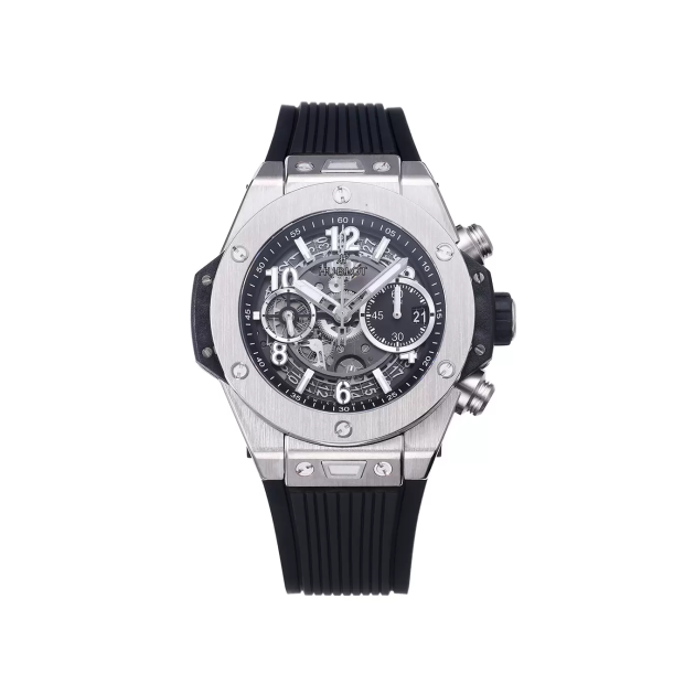 HUBLOT 위블로 빅뱅 크로노그래프 스틸 베젤 42mm 441.NX.1171.RX