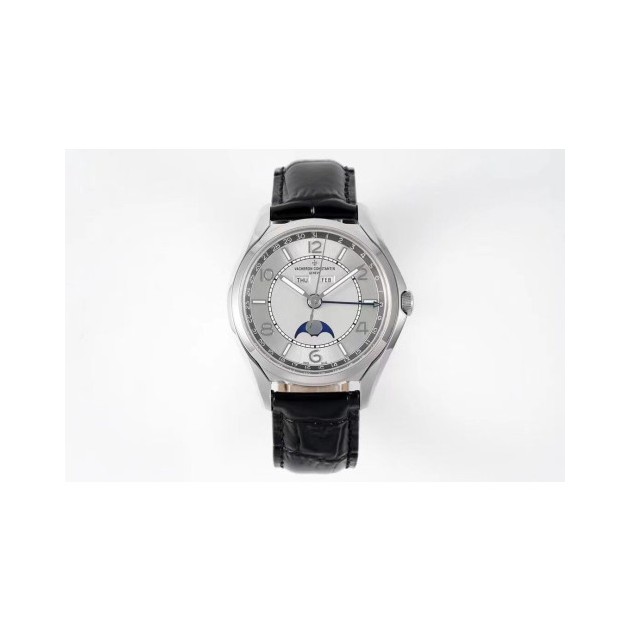 VACHERON CONSTANTIN 바쉐론 콘스탄틴 컴플리트 캘린더 실버 다이얼 40mm 4000E