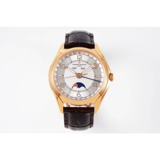 VACHERON CONSTANTIN 바쉐론 콘스탄틴 컴플리트 캘린더 화이트 다이얼 40mm 4000E