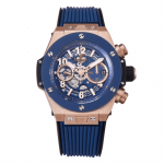HUBLOT 위블로 빅뱅 크로노그래프 로즈골드 세라믹 베젤 42mm 421.OL.5180.RX
