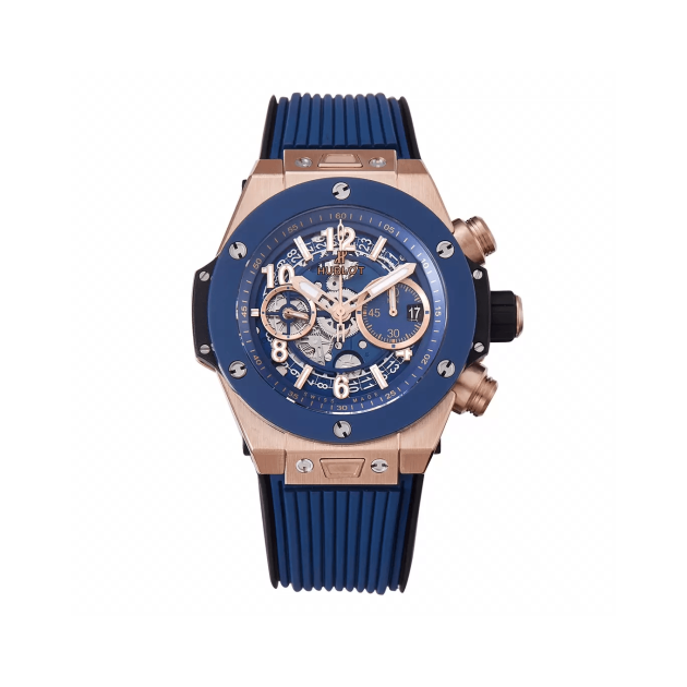 HUBLOT 위블로 빅뱅 크로노그래프 로즈골드 세라믹 베젤 42mm 421.OL.5180.RX
