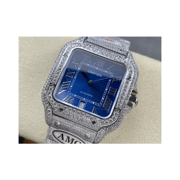 CARTIER 까르띠에 산토스 버스트다운 40mm 청판