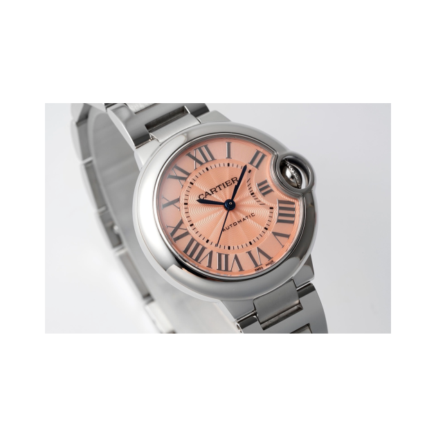 CARTIER 까르띠에 발롱 블루 드 까르띠에 살구 다이얼 33mm WSBB0046