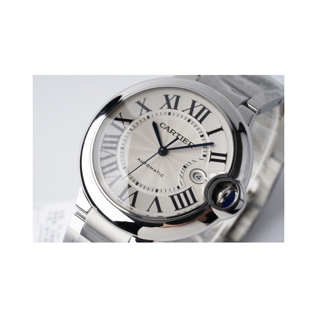 CARTIER 까르띠에 발롱 블루 드 흰판 42mm WSBB0027