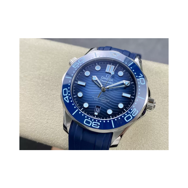 OMEGA 오메가 씨마스터 75주년 다이버 청판 러버밴드 42mm