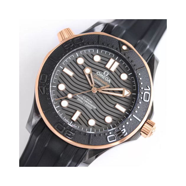 OMEGA 오메가 씨마스터 코엑시얼 다이버 검판 골드 43mm