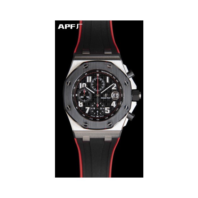 AUDEMARS PIGUET 오데마피게 로얄오크 오프쇼어 스틸 블랙다이얼