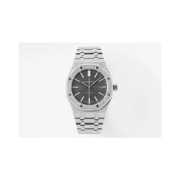 AUDEMARS PIGUET 오데마피게 로얄오크 프로스트 골드 그레이 15410