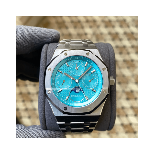 AUDEMARS PIGUET 오데마피게 로얄오크 퍼페추얼 캘린더 티파니 다이얼 26574