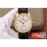 IWC 아이더블유씨 포르투기저 핸드운드 골드 화이트다이얼