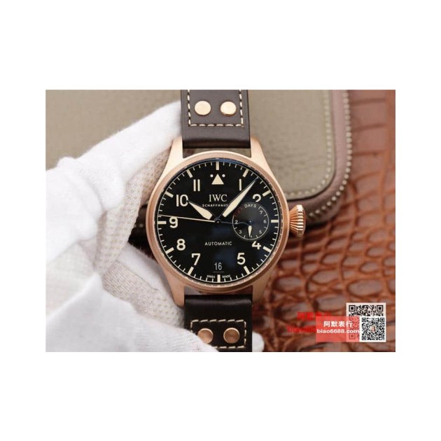 IWC 아이더블유씨 파일럿 오토매틱 헤리티지 로즈골드 블랙다이얼