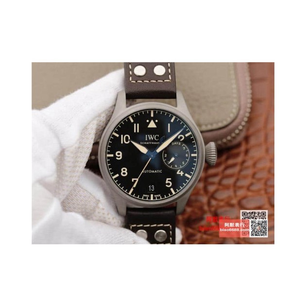 IWC 아이더블유씨  파일럿 오토매틱 헤리티지 스틸 블랙다이얼