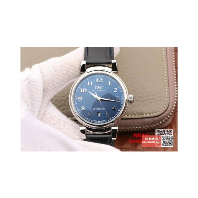 IWC 아이더블유씨 다빈치 오토매틱 스틸 블루다이얼