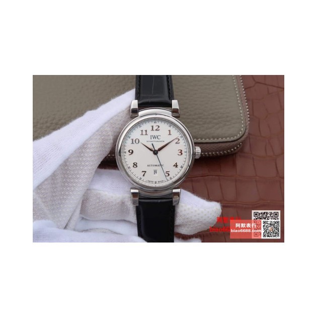 IWC 아이더블유씨 다빈치 스틸 화이트다이얼