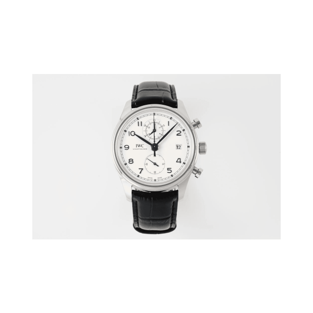 IWC 아이더블유씨 포르투기저 크로노그래프 클래식 흰판 IW390305