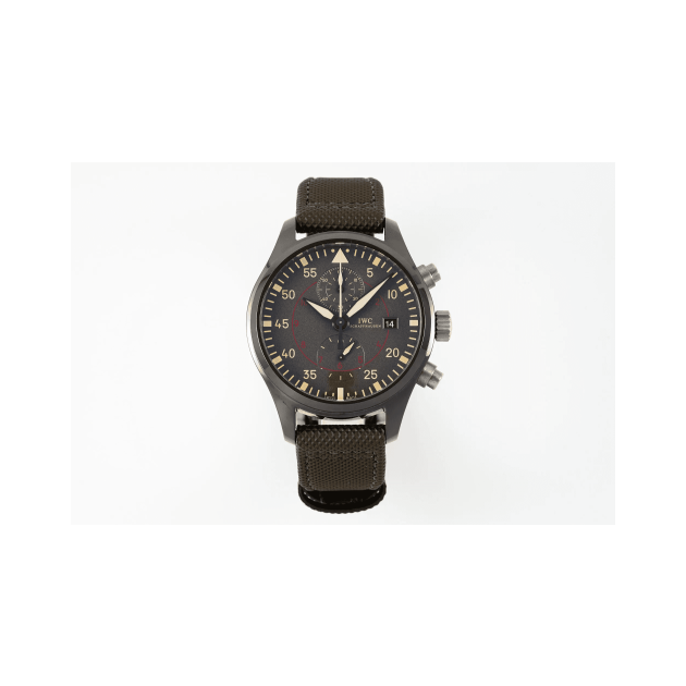 IWC 아이더블유씨 파일럿 플라이백 크로노그래프 브라운 44mm