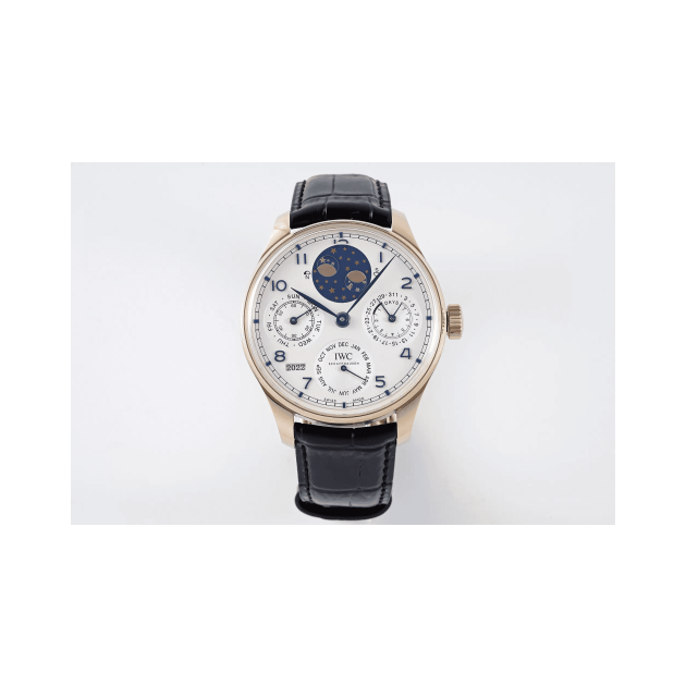 IWC 아이더블유씨 포르투기저 퍼페츄얼 캘린더 흰판 IW503302