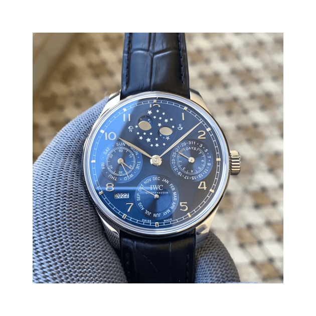 IWC 아이더블유씨 포르투기저 퍼페츄얼 캘린더 청판 IW503401