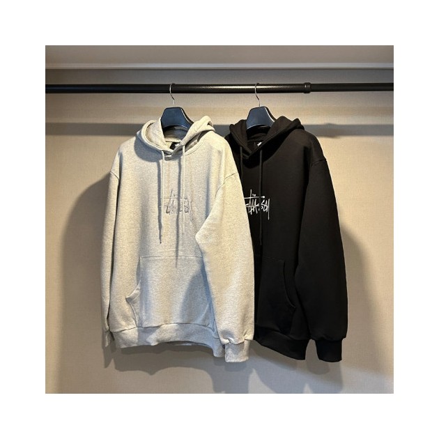 STUSSY 스투시 자수 로고 후드