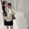 FENDI 펜디 밍크퍼 트리플 부클 집업