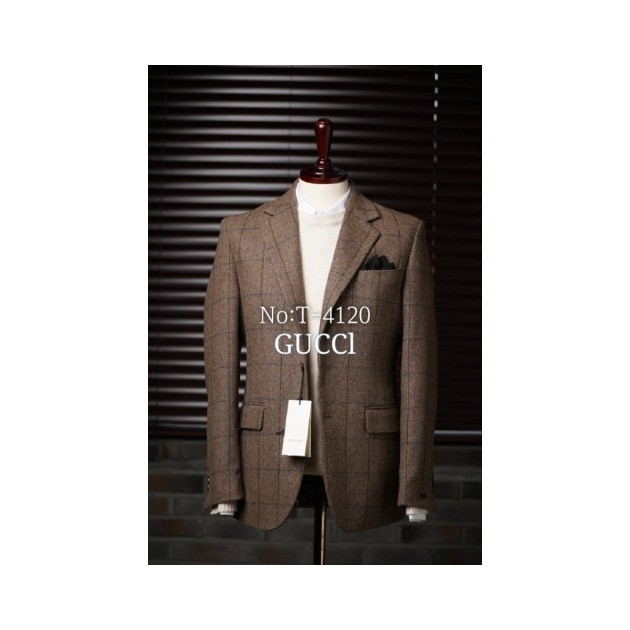 GUCCI 구찌 체크 울블레이저