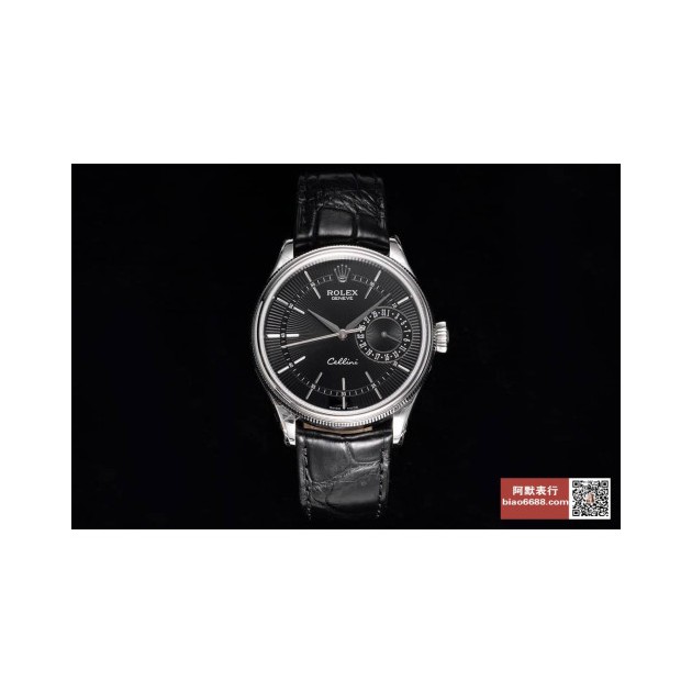 ROLEX 로렉스 셀리니 시리즈 캘린더 로즈골드 블랙 다이얼 39mm