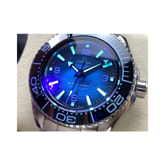 OMEGA 오메가 시마스터 플래닛 오션 6000M 울트라딥 서머 블루 다이얼