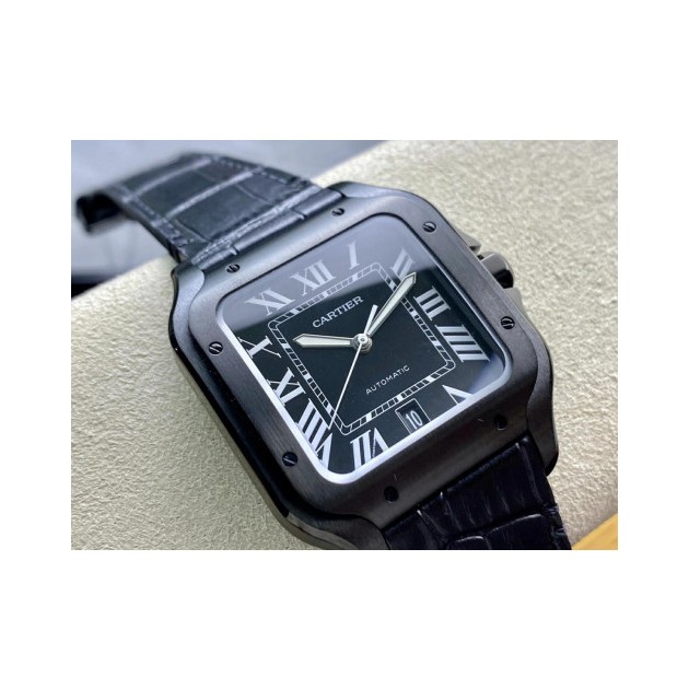 CARTIER 까르띠에 산토스 블랙 다이얼