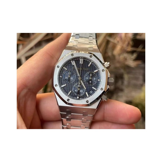 AUDEMARS PIGUET 오데마피게 로열오크 크로노그래프 블루 다이얼