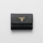 PRADA 프라다  사피아노 메탈 로고 반지갑 1MH025 2COLOR