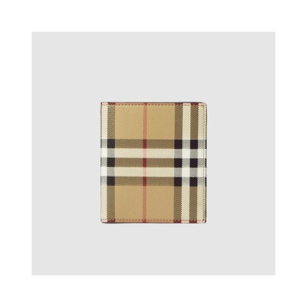 BURBERRY 버버리 체크 폴딩 카드 케이스 80741131