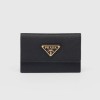PRADA 프라다 사피아노 가죽 카드 홀더 1MF028 (금장/은장)
