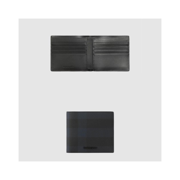 BURBERRY 버버리 송아지 가죽 엠보 반지갑 80092031