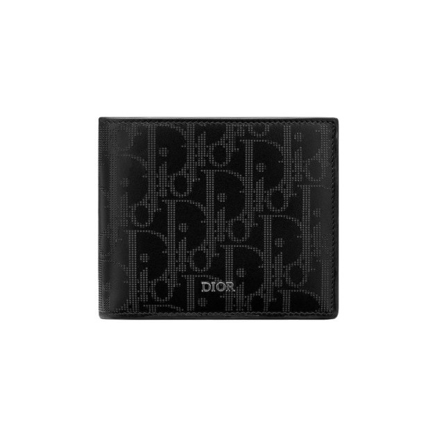DIOR 디올 컴팩트 지갑 오블리크 갤럭시 반지갑 2ESBH