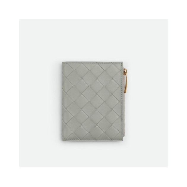 BOTTEGA VENETA 보테가베네타 스몰 인트레치아토 폴더형 지퍼 지갑 742330 2COLOR