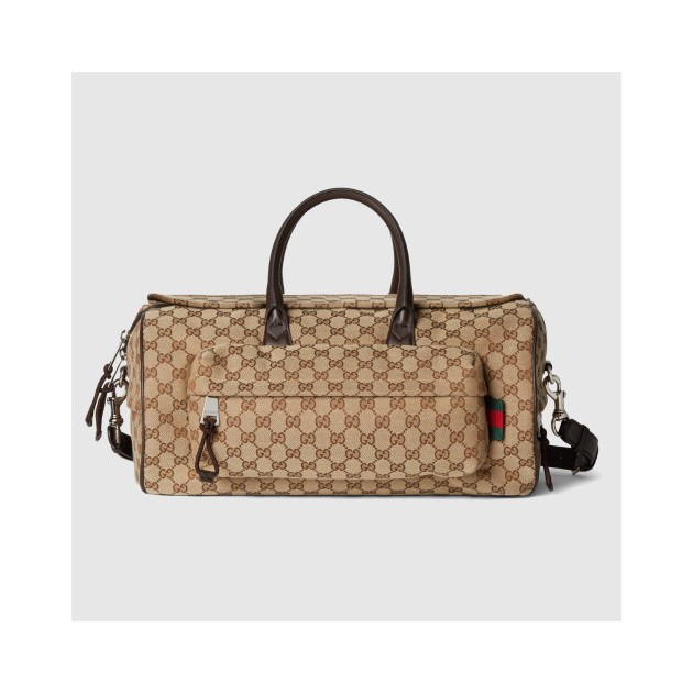 GUCCI 구찌 미디엄 GG 더플백 800185