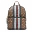 BURBERRY 버버리 스트라이프 프린트 캔버스 백팩 80193461