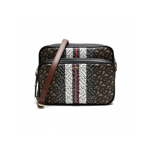 BURBERRY 버버리 TB 캔버스 미디엄 크로스백 80193761