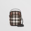 BURBERRY 버버리 체크 레더 크로스바디백 80491181