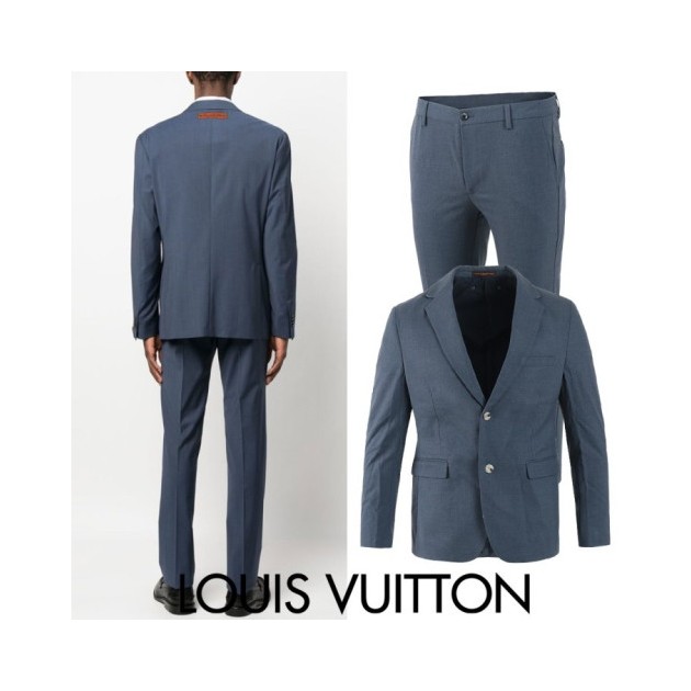 LOUIS VUITTON 루이비통 레더패치 백로고 싱글 슬림슈트