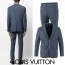 LOUIS VUITTON 루이비통 레더패치 백로고 싱글 슬림슈트
